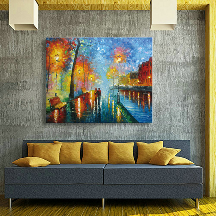 Canvas Wall Art Romantic Oil Painting On Canvas